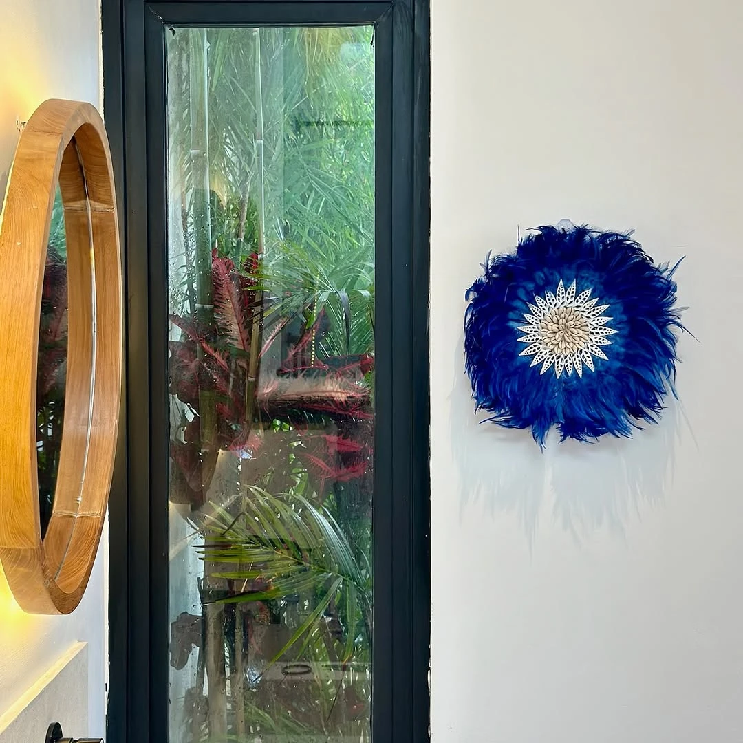 Juju Hat Bleu Océan — Juju Hat décoration murale bohème fait main à Bali — photo 5